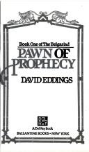 David Eddings: PAWN OF PROPHECY (Eddings, David. , the Belgariad, Bk. 1.) (Paperback, Del Rey)