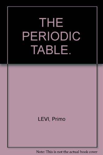 Primo Levi: The Periodic Table (1995)