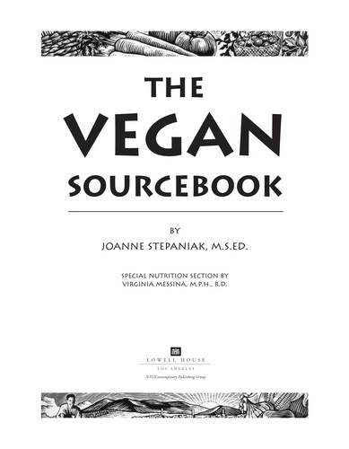 Joanne Stepaniak: The Vegan Sourcebook (EBook, 2001, McGraw-Hill)