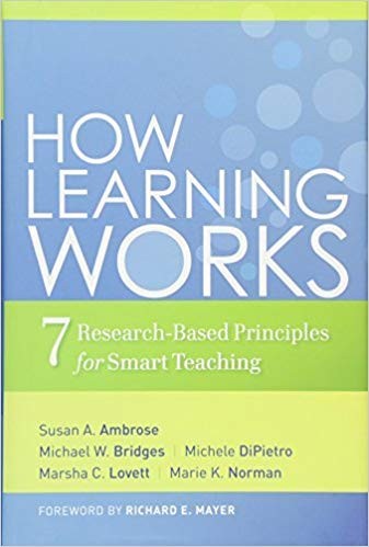 Susan A. Ambrose: How learning works (2010, Jossey-Bass)