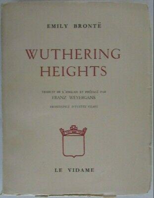 Emily Brontë: Wuthering Heights (French language, 1946, Le Vidame)