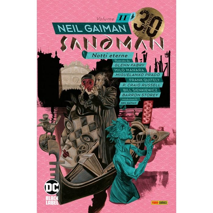 Neil Gaiman, P. Craig Russell, Frank Quitely, Glenn Fabry, Milo Manara, Miguelanxo Prado, Bill Sienkiewicz, Barron Storey: Sandman, Vol. 11: Notti Eterne (Paperback, Italiano language, 2021, Panini Comics)