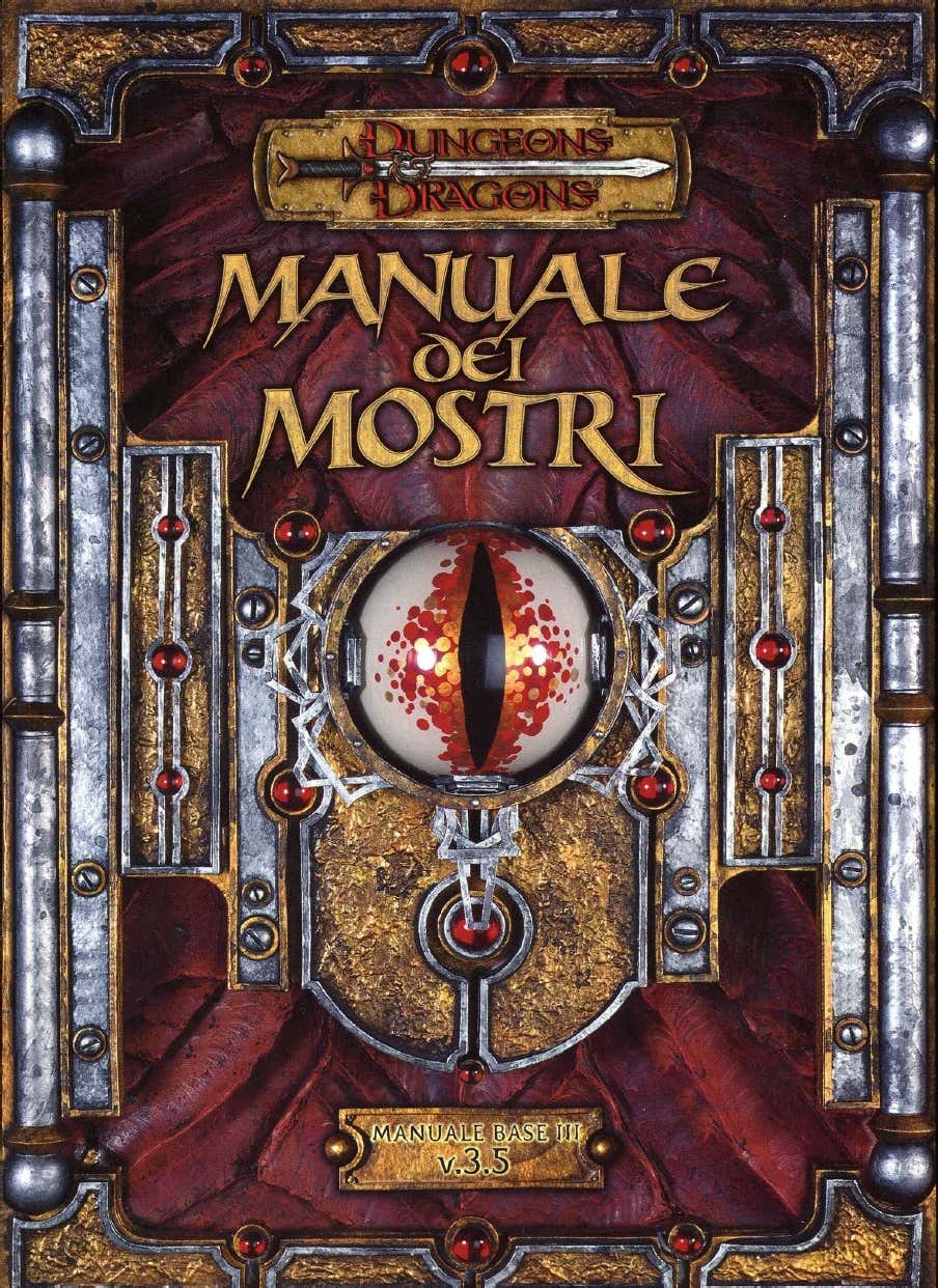 AA.VV.: D&D. Manuale dei mostri (Hardcover, italiano language, Twenty Five Edition)
