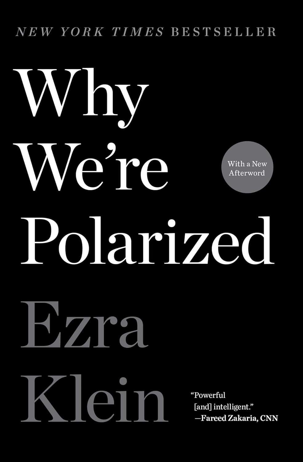 Ezra Klein: Why We're Polarized (2020, Simon & Schuster)