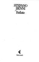 Stefano Benni: Ballate (Italian language, 1991, Feltrinelli)