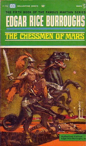 Edgar Rice Burroughs: The Chessmen of Mars (1963, Ballantine Books)