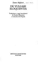 Dante Alighieri: De vulgari eloquentia (Italian language, 1990, Mondadori)