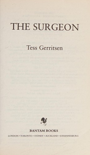 Tess Gerritsen: Surgeon (2005, Transworld Publishers Limited, Bantam Books)