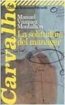 Manuel Vázquez Montalbán: La solitudine del manager (Italian language, 1995)