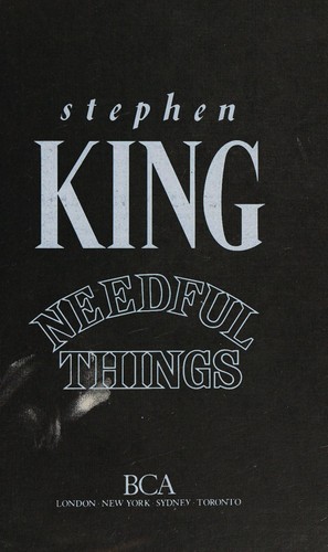 Stephen King, Stephen King(duplicate): Needful Things (1992, BCA)