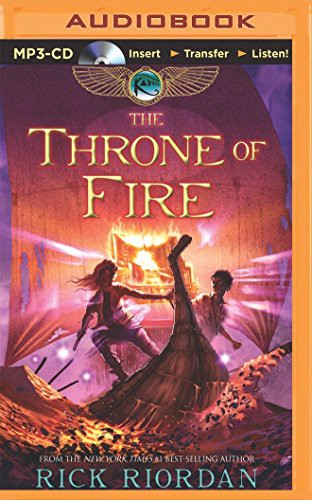 Rick Riordan, Katherine Kellgren: The Throne of Fire (AudiobookFormat, Brilliance Audio)