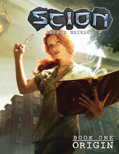 Kieron Gillen, Matthew Heron, Neall Raemonn Price, Charlie Raspin, Lauren M. Roy, Malcolm Sheppard, Monica Speca, Chris Spivey, Meghan Fitzgerald, Geoffrey McVey, Vera Vartanian, Tara Zuber, Dixie Cochran, Danielle Lauzon: Scion Book One: Origin (2018, Onyx Path Publishing)