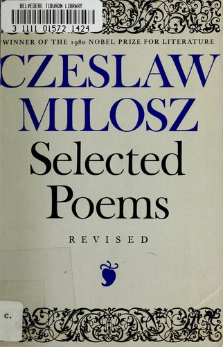 Czesław Miłosz: Selected poems (1980, Ecco Press)