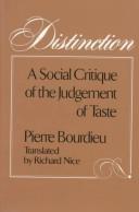 Pierre Bourdieu: Distinction