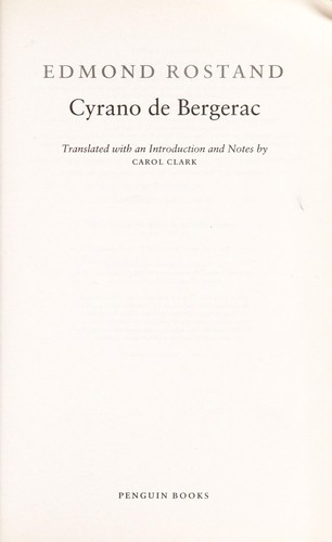 Edmond Rostand: Cyrano de Bergerac (Penguin Books)