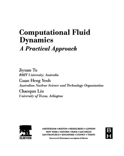 Jiyuan Tu: Computational fluid dynamics (2008, Butterworth-Heinemann)