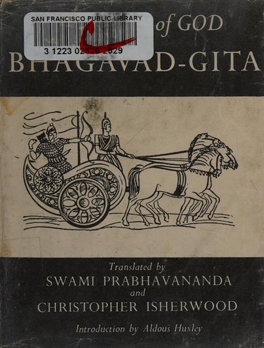Vyasa: The song of God (1964, Vedanta Press)