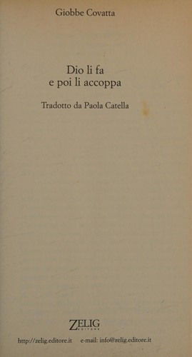 Giobbe Covatta: Dio li fa e poi li accoppa (Italian language, 1999, Zelig)