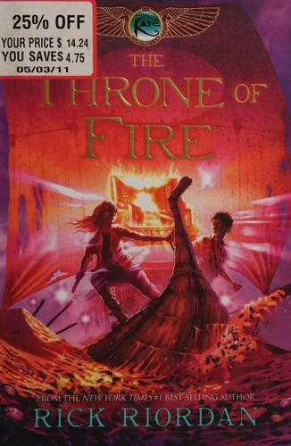 Rick Riordan: The Throne of Fire (2011, Disney-Hyperion)