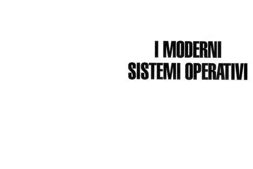 Andrew S. Tanenbaum: I moderni sistemi operativi (Italian language, 2002)