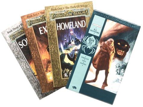 R. A. Salvatore: The Dark Elf Trilogy Gift Set (Homeland + Exile + Sojourn) (Paperback, Wizards of the Coast)