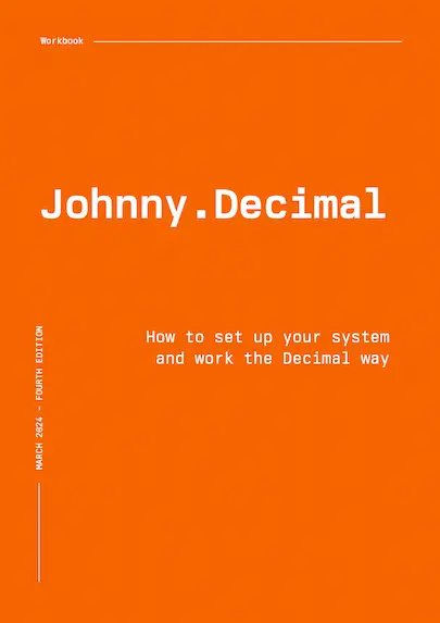 Johnny Noble: The Johnny.Decimal Workbook (EBook)