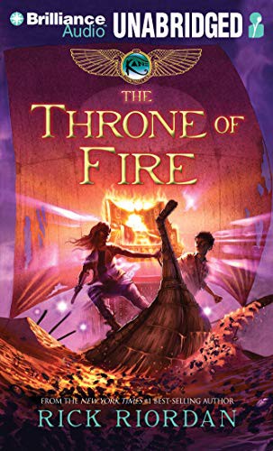 Rick Riordan, Katherine Kellgren, Kevin R. Free: The Throne of Fire (AudiobookFormat, Brilliance Audio)