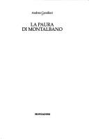 Andrea Camilleri: La Paura Di Montalbano (Hardcover, Mondadori (IT))