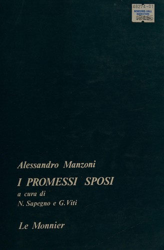 Alessandro Manzoni: I promessi sposi (Italian language, 1985, Le Monnier)