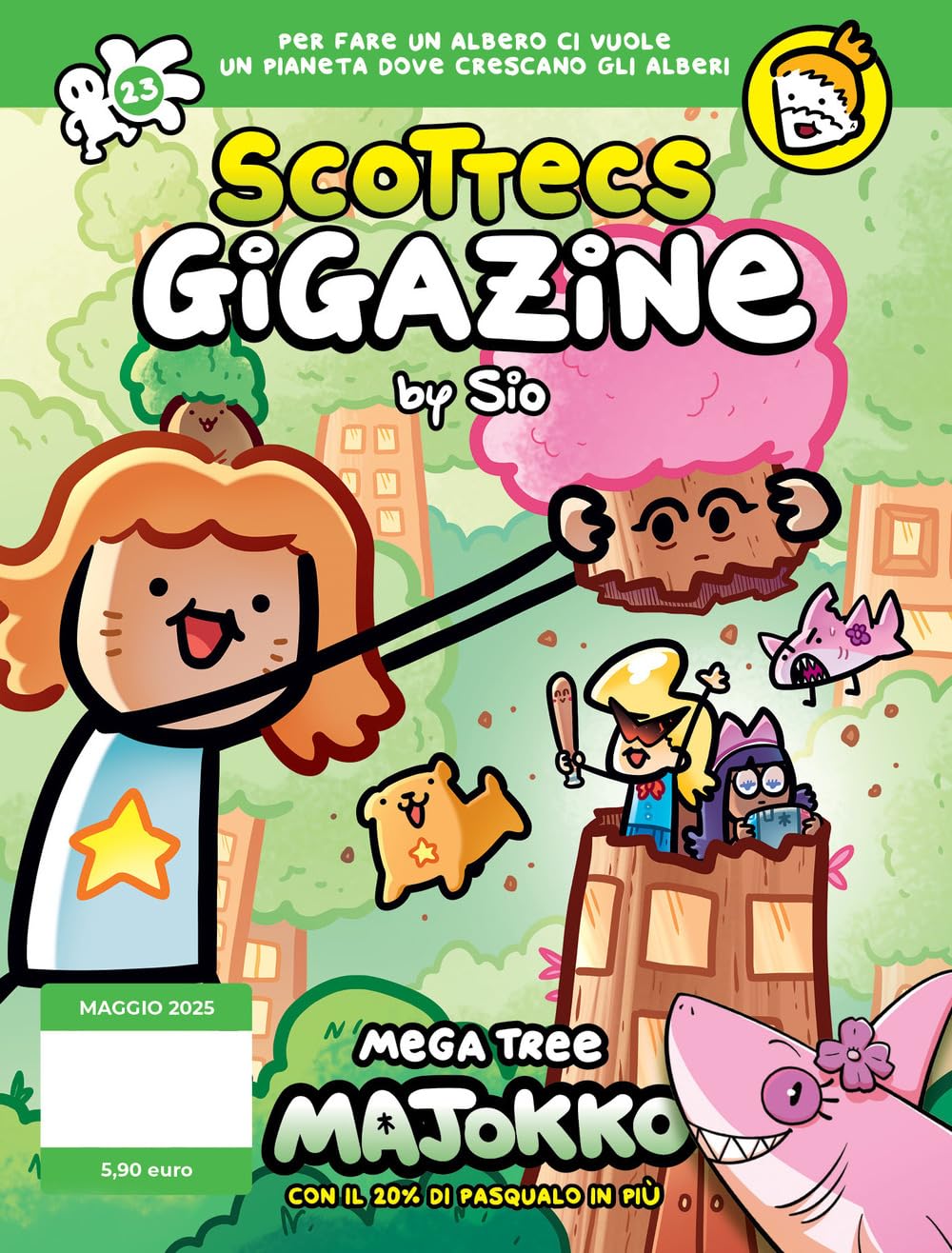 Sio: Scottecs Gigazine, Vol. 23: Mega Tree Majokko (Paperback, Italiano language, 2025, Gigaciao)