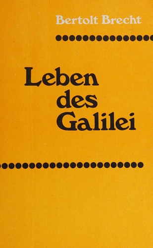 Bertolt Brecht: Leben des Galilei (German language, 1958, Heinemann Educational, Heinemann Educational Publishe)