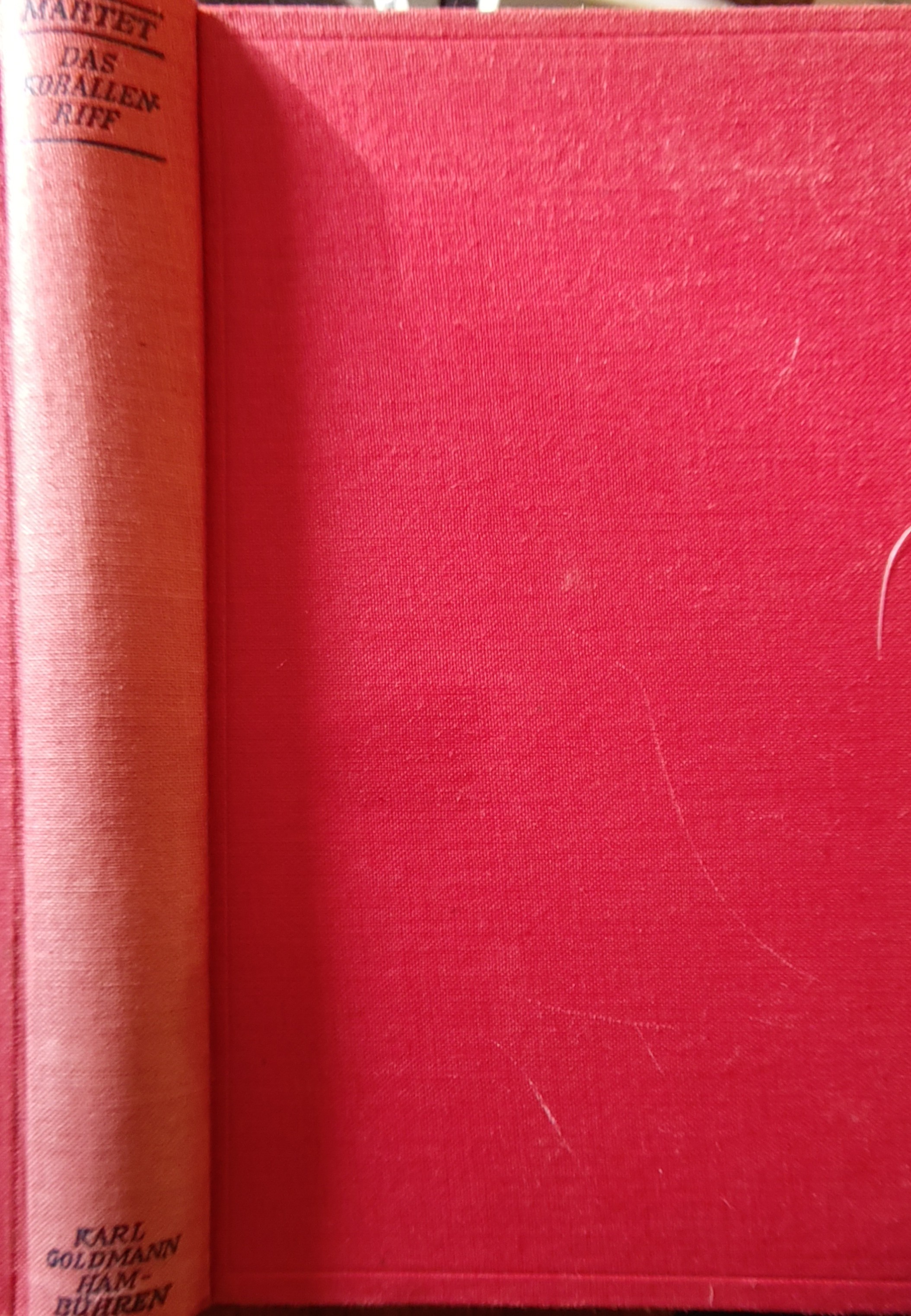 Jean Martet: Das Korallenriff (Hardcover, german language)