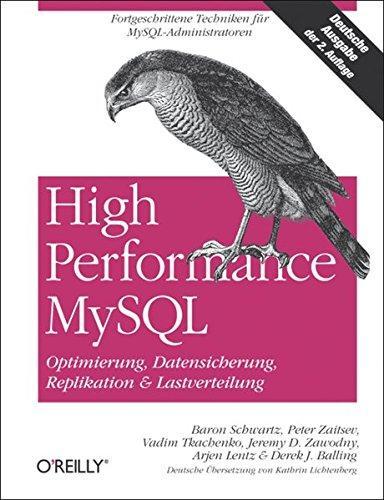 Baron Schwartz, Peter Zaitsev, Vadim Tkachenko, Jeremy Zawodny, Derek J. Balling, Arjen Lentz: High Performance MySQL (German language, 2009)