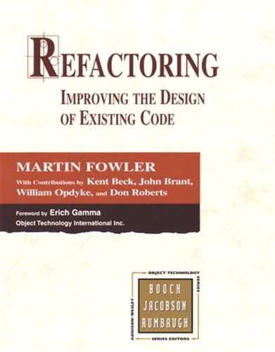 Martin Fowler: Refactoring (1999, Addison-Wesley Professional)