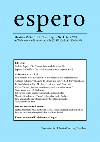 Rolf Raasch, Jochen Knoblauch, Markus Henning, Jochen Schmück: espero 1 (EBook, German language, 2020, Libertad Verlag)