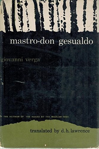 Giovanni Verga: Mastro-don Gesualdo (1976, Greenwood Press, Praeger)