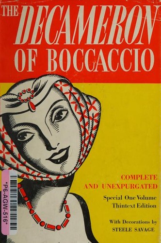 Giovanni Boccaccio, Boccacio, Giovanni Boccaccio, Professor Giovanni Boccaccio, Bojiaqiu, Bocaccio, Giovanni Boccoccio, Boccace, Giovanni Bocaccio: The Decameron of Giovanni Boccaccio (1940, Triangle Books)