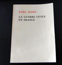 Karl Marx: La Guerre civile en France (French language, 1972, éditions des langues étrangères de Pékin)