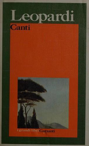 Giacomo Leopardi: Canti (Italian language, 1988)