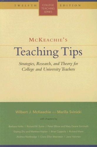 Wilbert James McKeachie, Marilla Svinicki: Mckeachie's Teaching Tips (Houghton Mifflin Company, Houghton Mifflin)