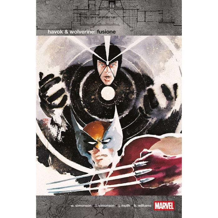 Kent Williams, Louise Simonson, John J. Muth, Walter Simonson: Havok & Wolverine: Fusione (Hardcover, Italiano language, Panini)