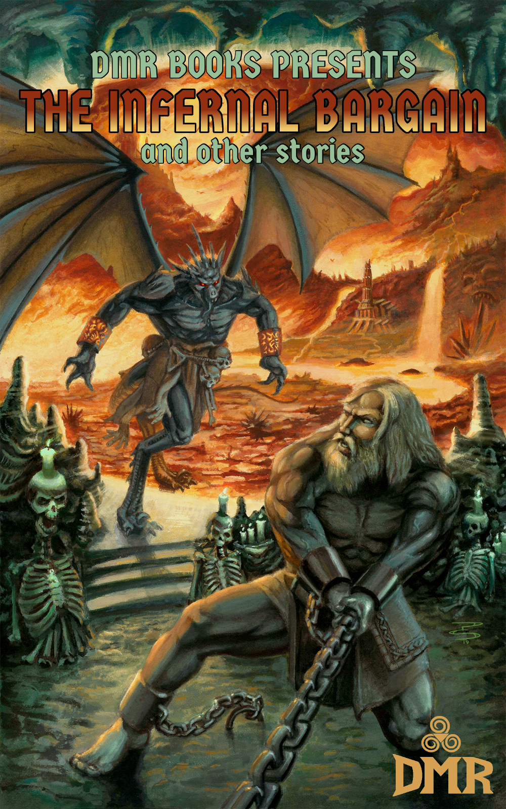 D.M. Ritzlin, Howie K. Bentley, Byron A. Roberts, Harry Piper, Nictzin Dyalhis, Schuyler Hernstrom, Clifford Ball, Mark Taverna, Frederick Arnold Kummer, Jr., Geoff Blackwell: The Infernal Bargain and Other Stories (EBook, 2023, DMR Books)