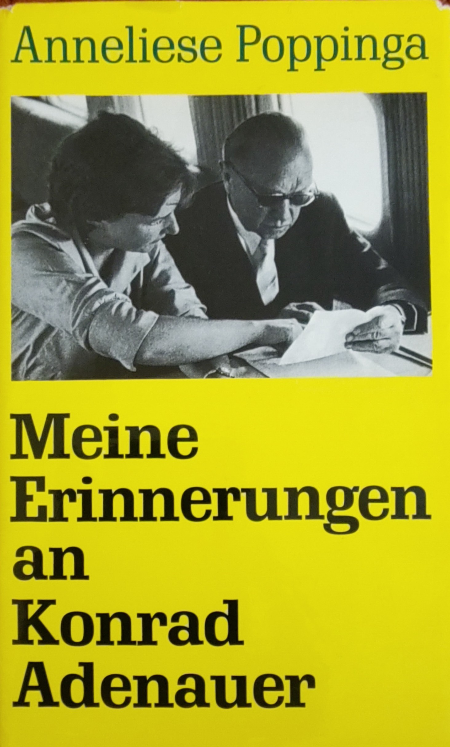 Anneliese Poppinga: Meine Erinnerungen an Konrad Adenauer (Hardcover, german language, Bertelsmann)
