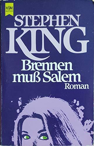 Stephen King, King, Stephen: Brennen muss Salem (German language, 1985)