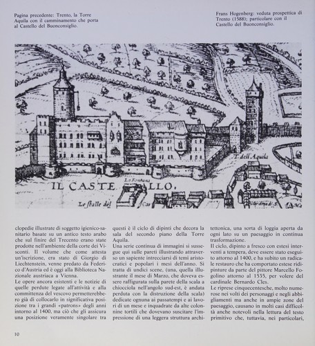 Enrico Castelnuovo: Il ciclo dei mesi di Torre Aquila a Trento (Italian language, 1987, Museo provinciale d'arte)